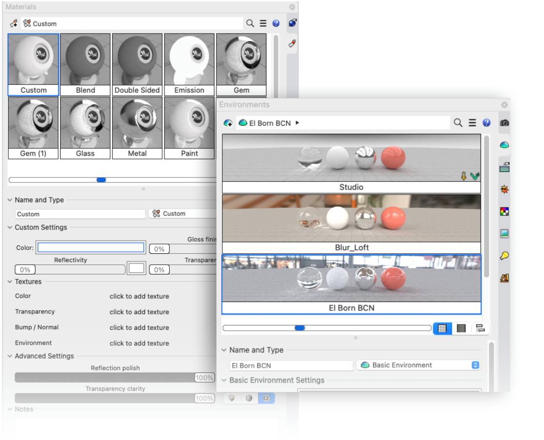 Rhinoceros 8 | Ulepszony interfejs renderowania