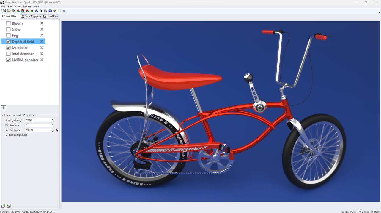 Rhinoceros 8 | Rendering: szybka informacja zwrotna