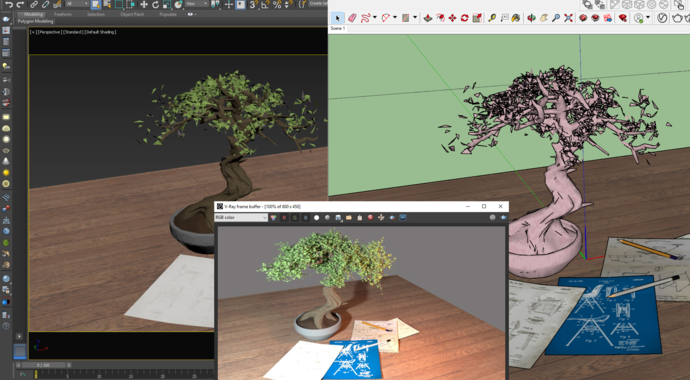 V-Ray SketchUp | Importer scen V-Ray